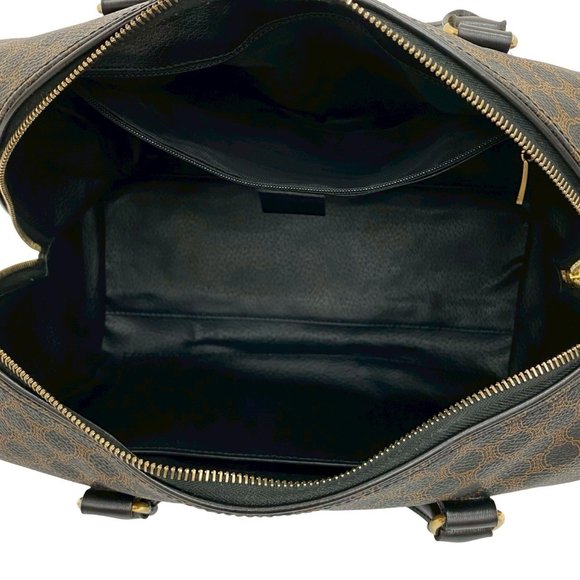 CELINE Black Leather Boston Bag - Picture 9 of 10